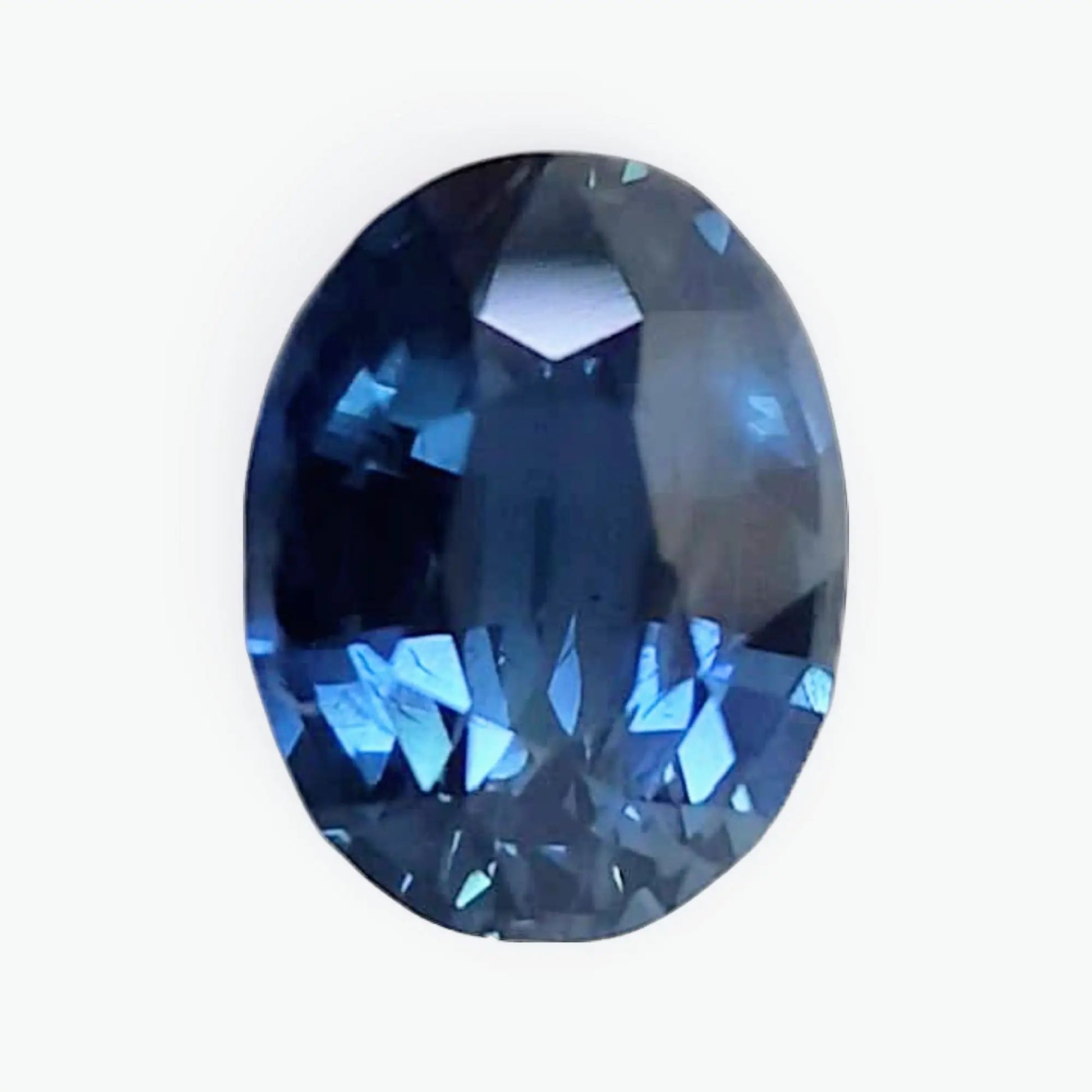 2.25ct Natural Untreated Oval Blue Sapphire Gemstone  