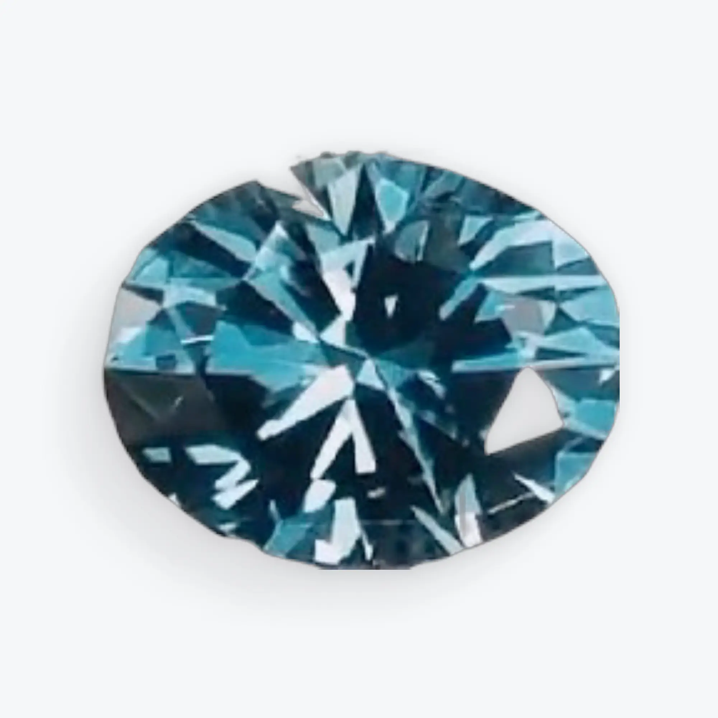 1.3ct Natural UNTREATED Teal Blue Sapphire Gemstone