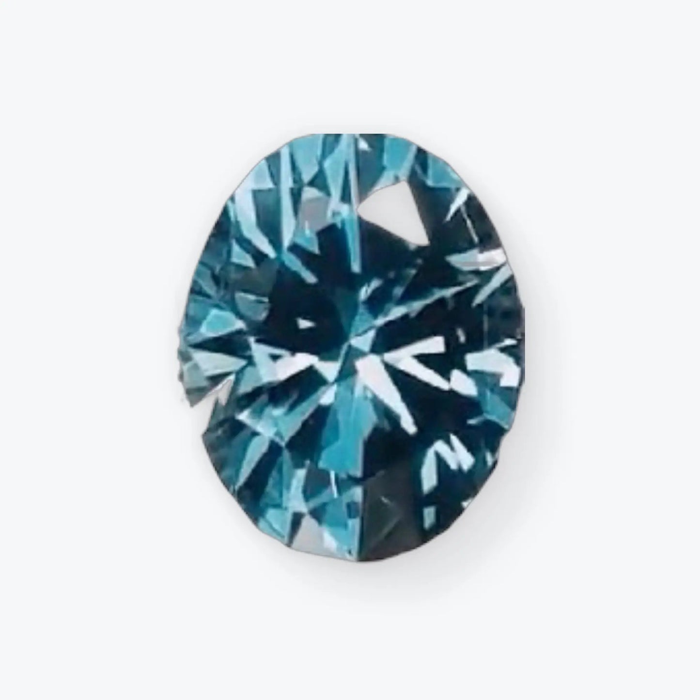 1.3ct Natural UNTREATED Teal Blue Sapphire Gemstone