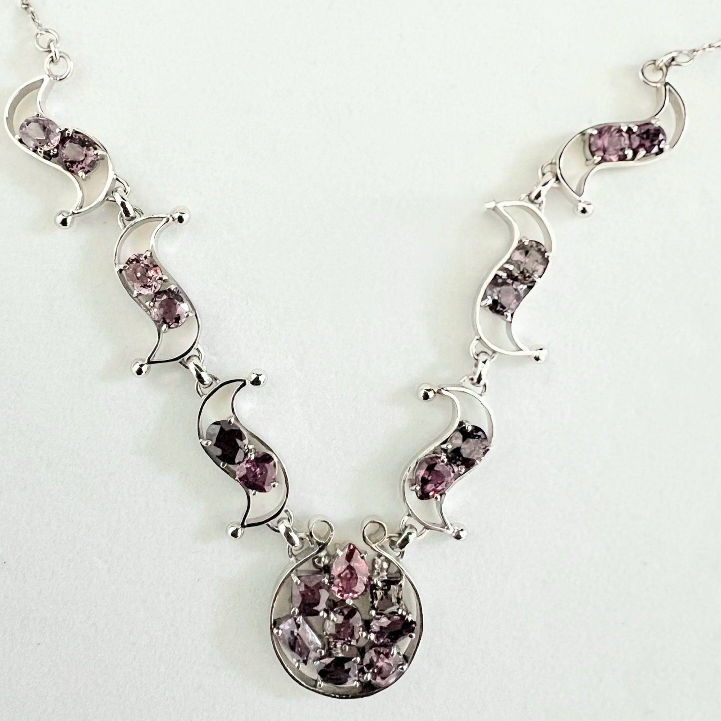 Pink Sapphire Celebration Necklace