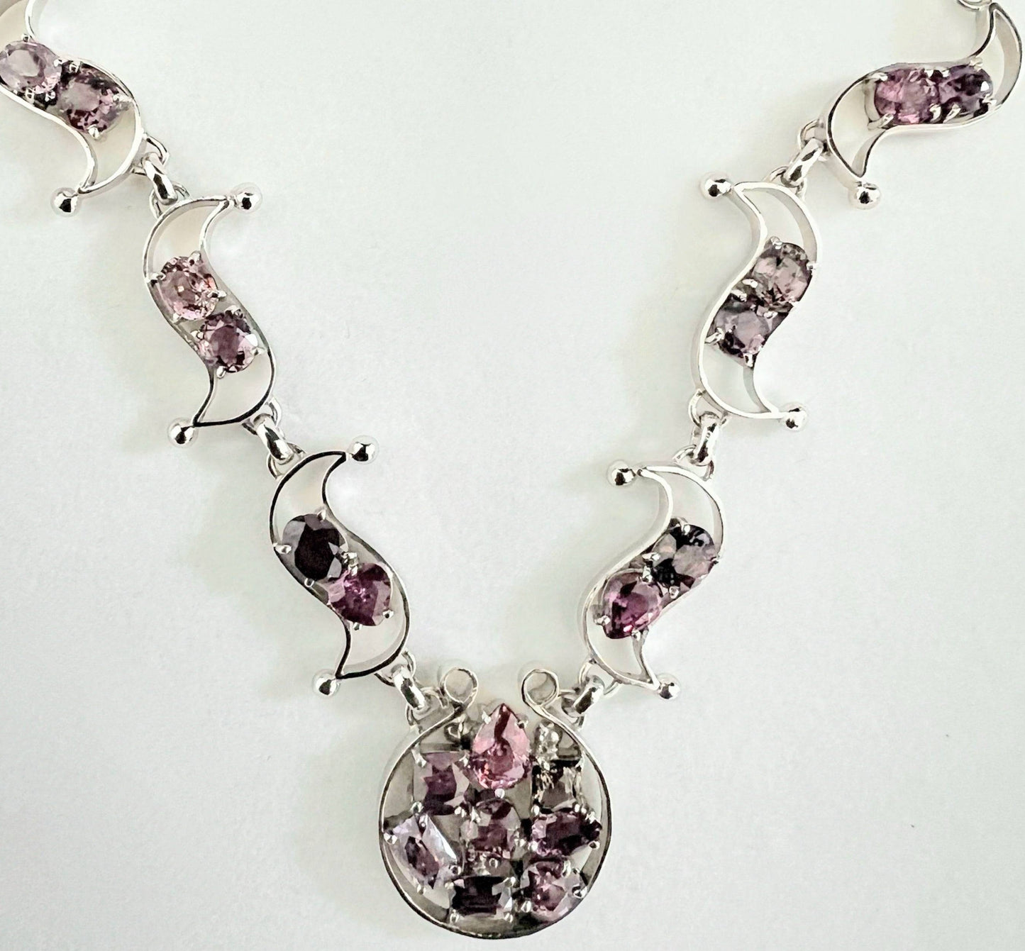 Pink Sapphire Celebration Necklace