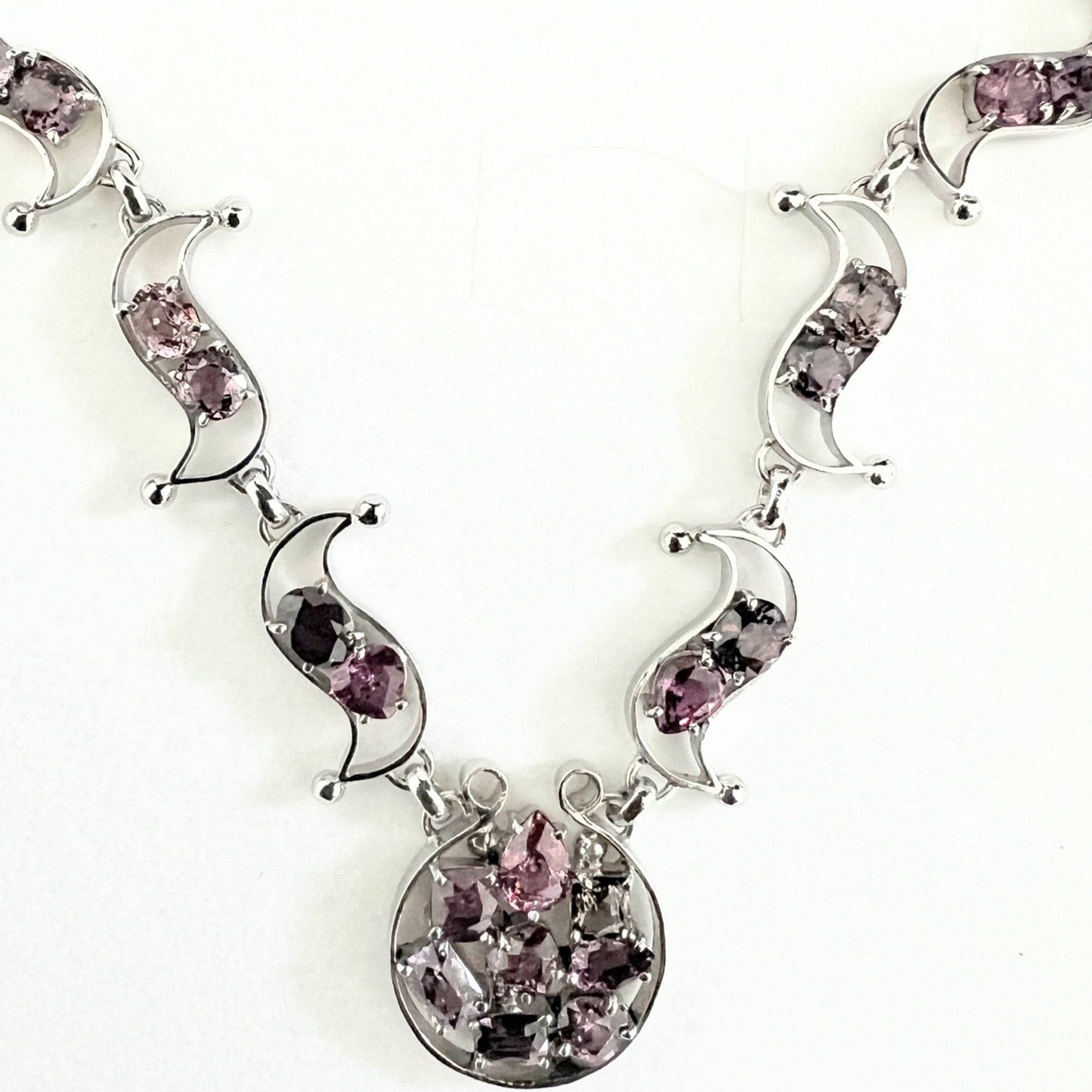 Pink Sapphire Celebration Necklace