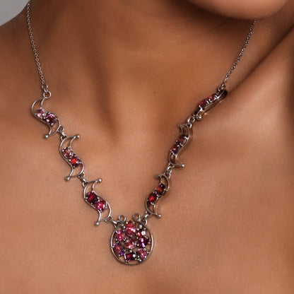 Pink Sapphire Celebration Necklace