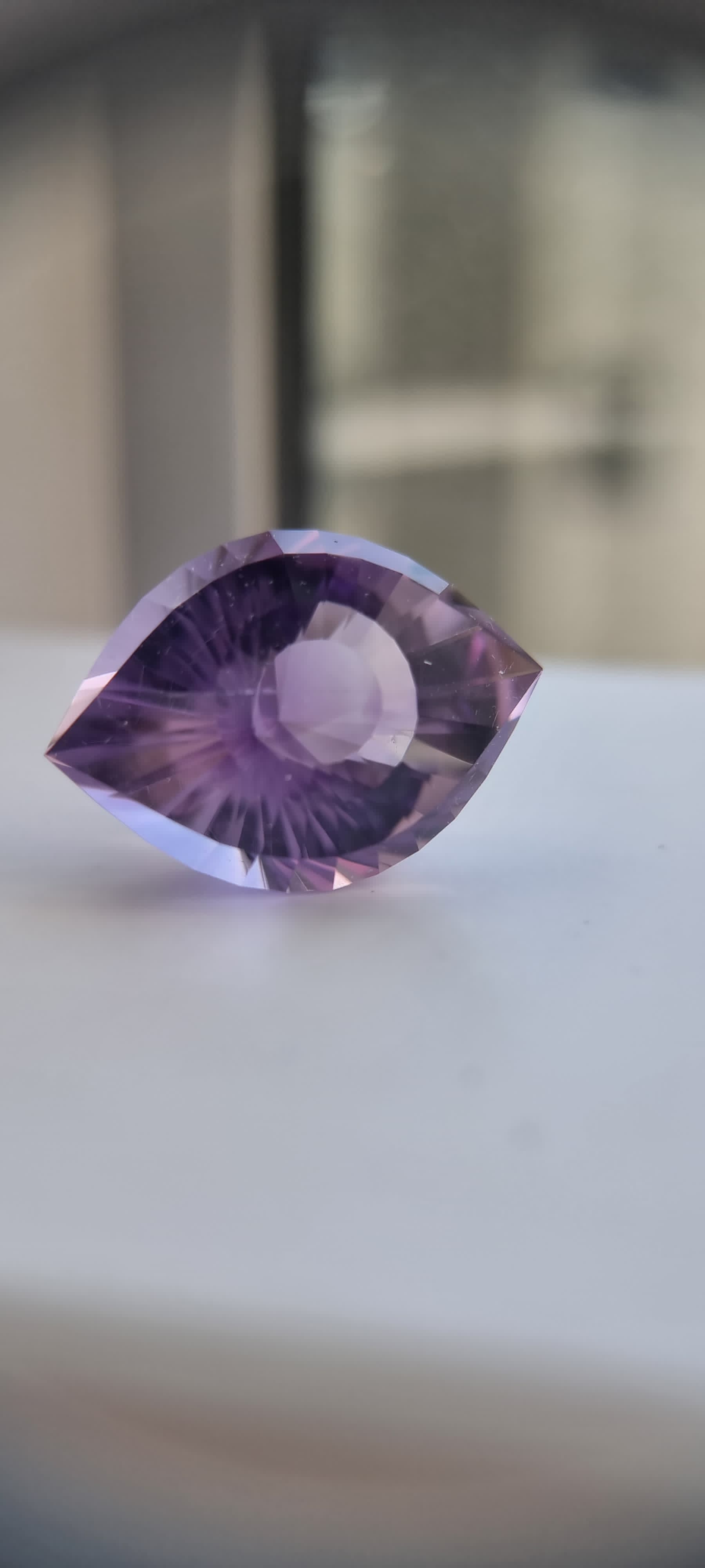 46ct Natural Purple Amethyst Cleopatra Eye - Hanna Boya