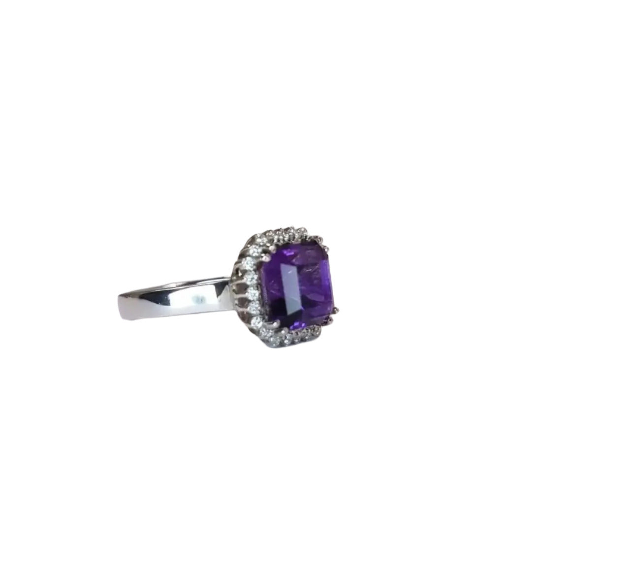 a close up of a ring on a table