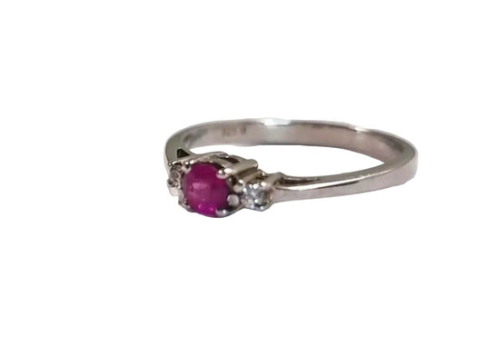 1ct Oval Cut Natural Pink Sapphire Engagement Ring - Hanna Boya