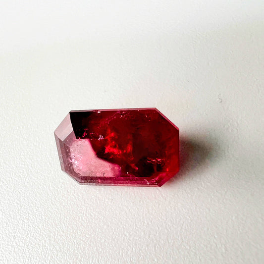 8.40ct Baguette Cut Rubellite Gemstone - Hanna Boya