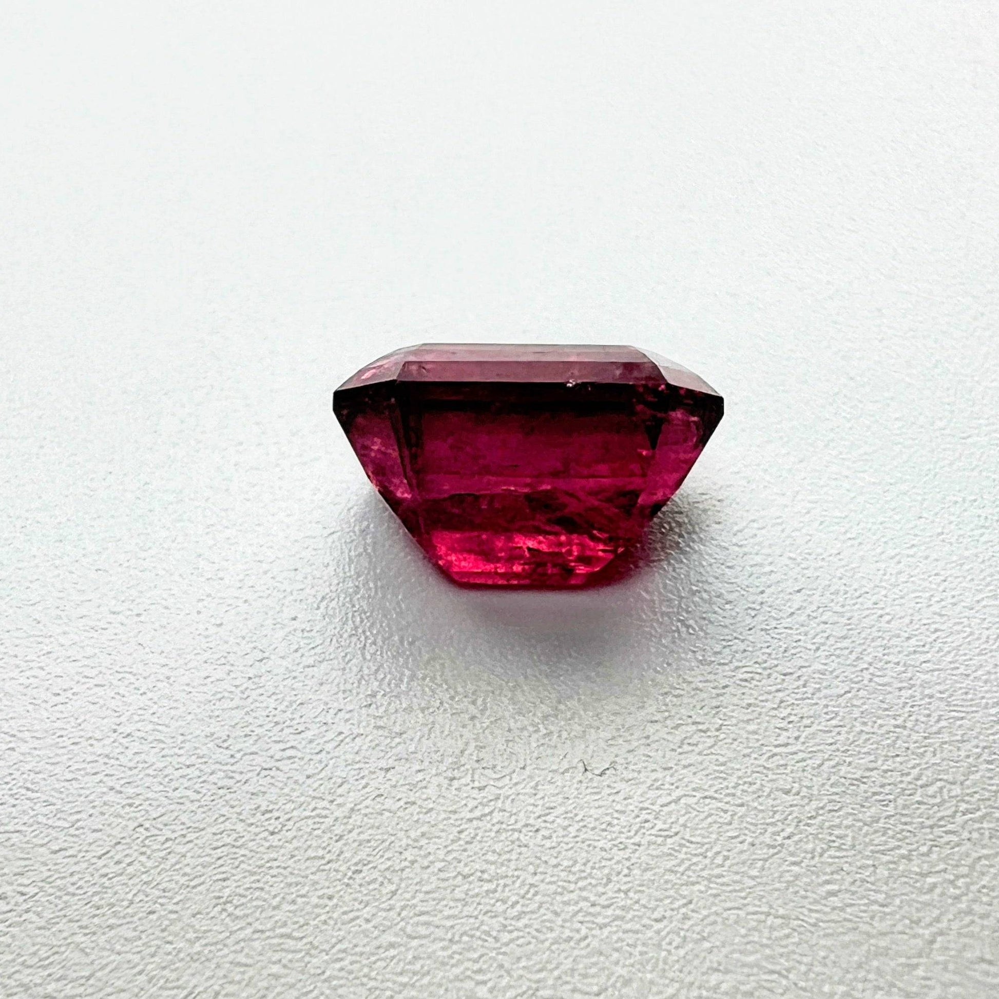 8.40ct Baguette Cut Rubellite Gemstone - Hanna Boya