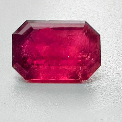 8.40ct Baguette Cut Rubellite Gemstone - Hanna Boya