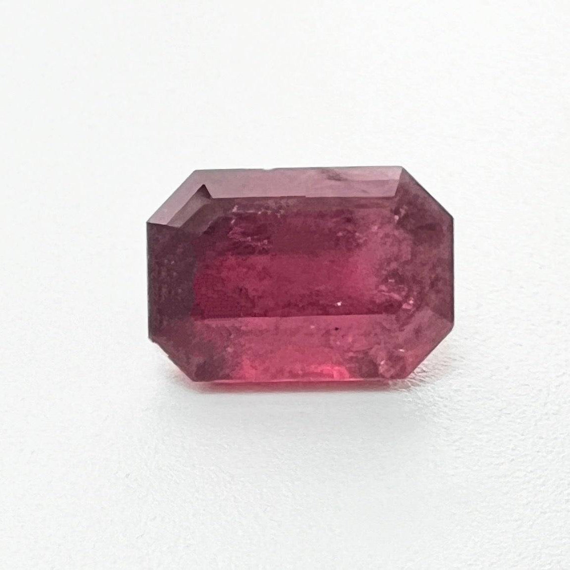 8.40ct Baguette Cut Rubellite Gemstone - Hanna Boya
