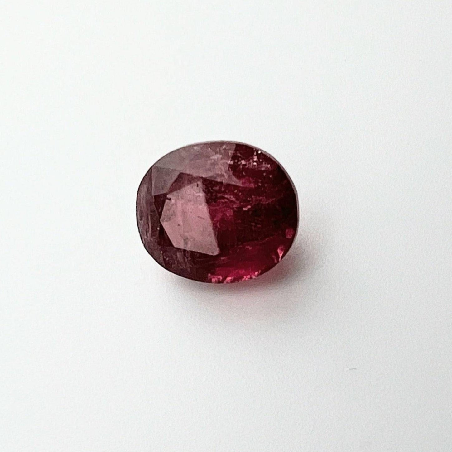 4.5ct Oval Deep Red Rubellite Tourmaline - Hanna Boya