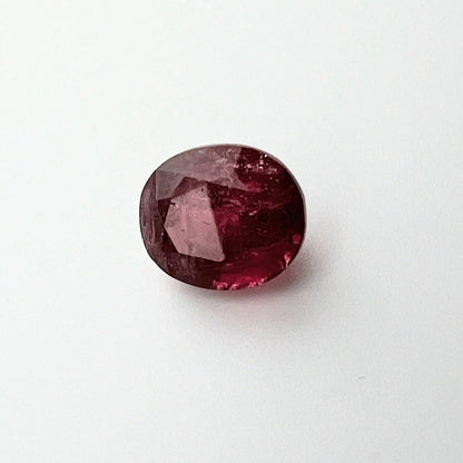 4.5ct Oval Deep Red Rubellite Tourmaline - Hanna Boya