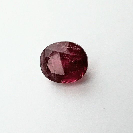 4.5ct Oval Deep Red Rubellite Tourmaline - Hanna Boya