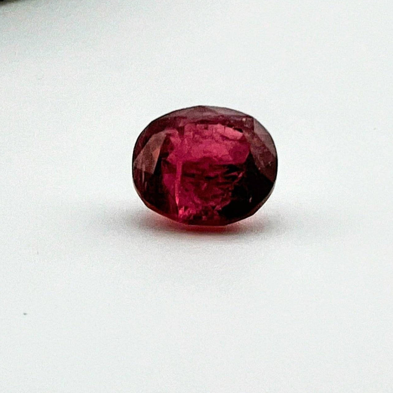 4.5ct Oval Deep Red Rubellite Tourmaline - Hanna Boya