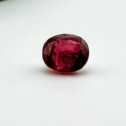 4.5ct Oval Deep Red Rubellite Tourmaline - Hanna Boya