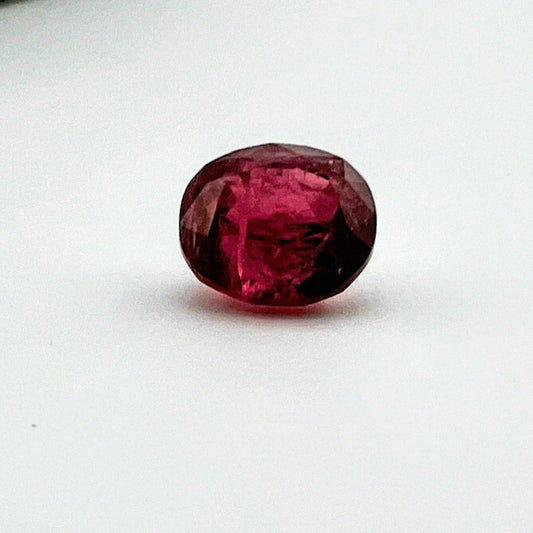 4.5ct Oval Deep Red Rubellite Tourmaline - Hanna Boya