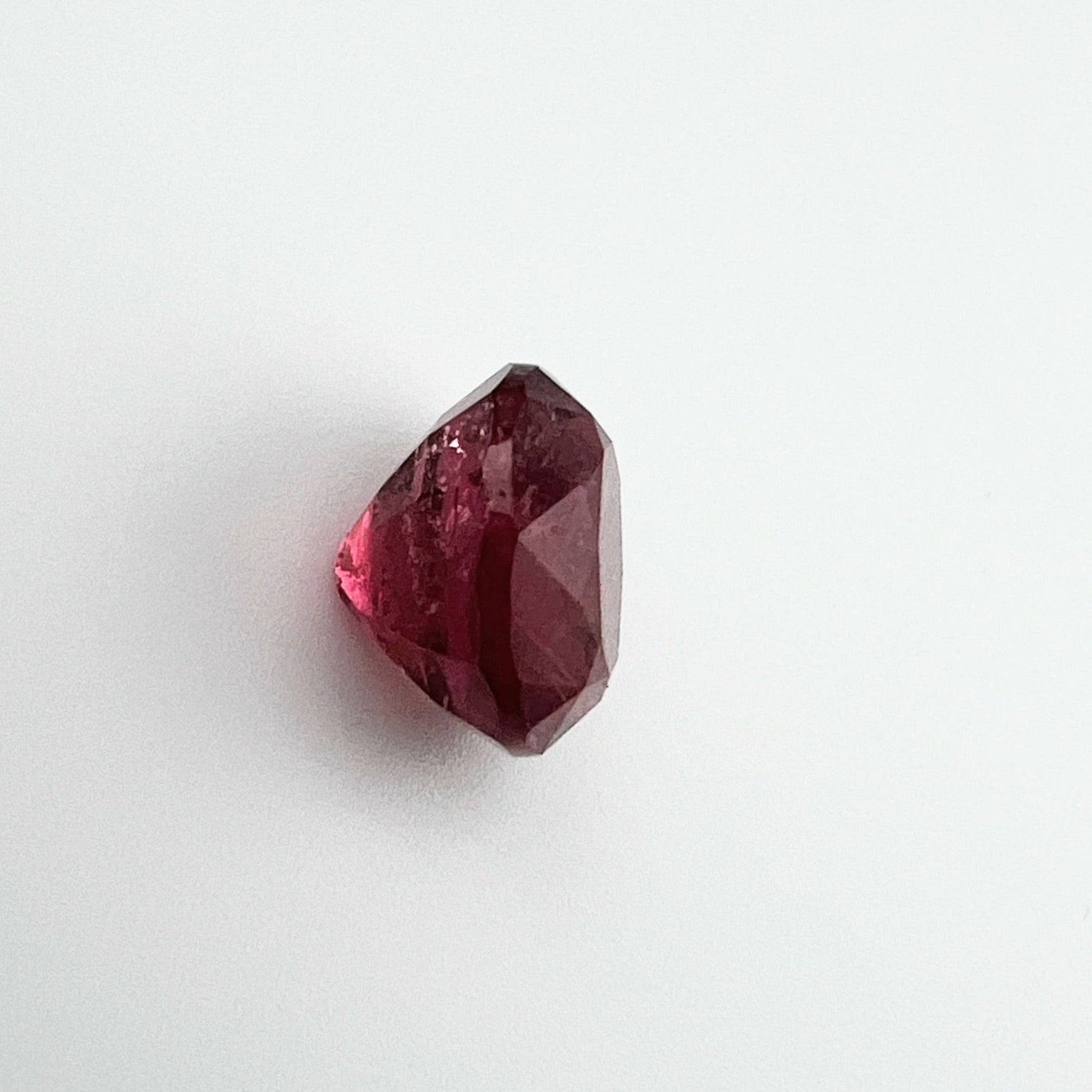 4.5ct Oval Deep Red Rubellite Tourmaline - Hanna Boya