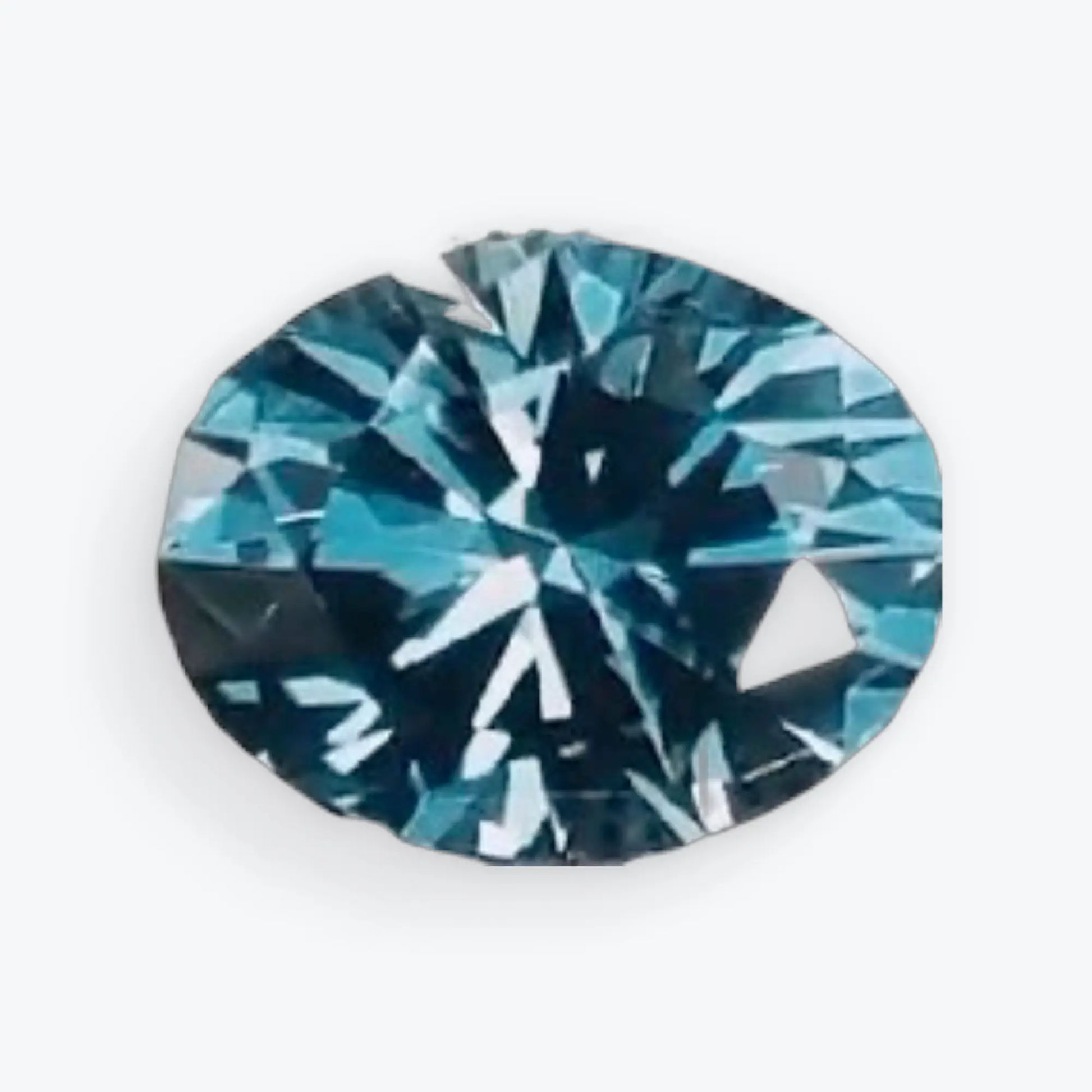 1.3ct Natural UNTREATED Teal Blue Sapphire Gemstone - Hanna Boya