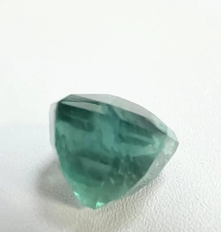 10.35ct Radiant Cut Natural Non-Oil Green Emerald Gemstone - Hanna Boya