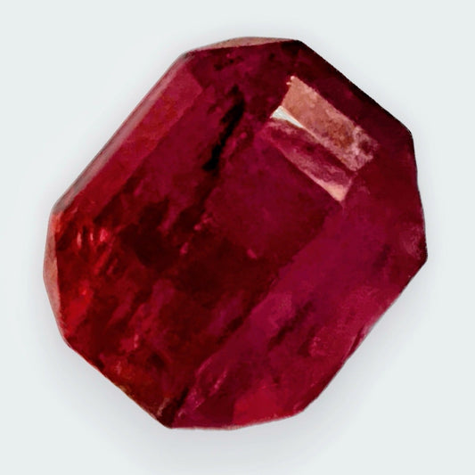 14.88ct Cushion Cut Intense Red Rubellite Tourmaline