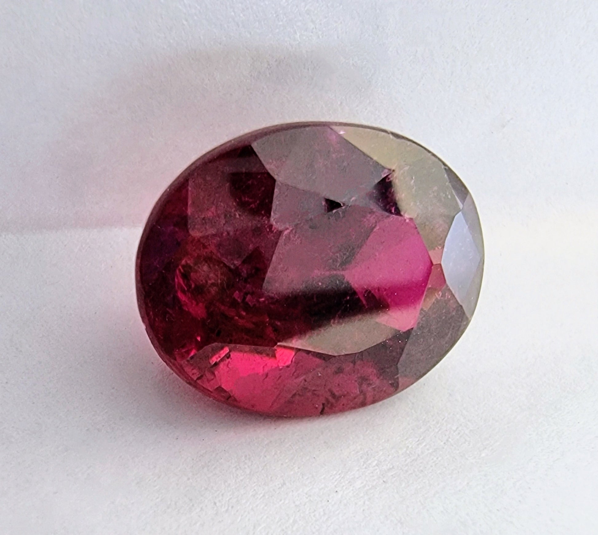 18.14ct Oval Intense Purple Red Rubellite Loose Gemstone - Hanna Boya