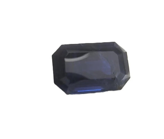 2.43ct Rectangular Cut Natural Dark Blue Sapphire Gemstone - Hanna Boya