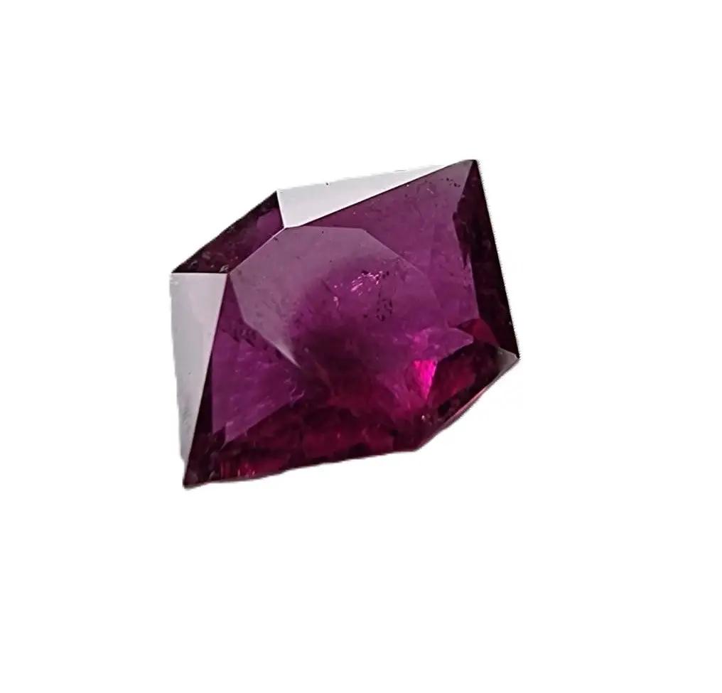 2.75-carat Custom Cut Pinkish Red Rubellite Tourmaline Gemstone