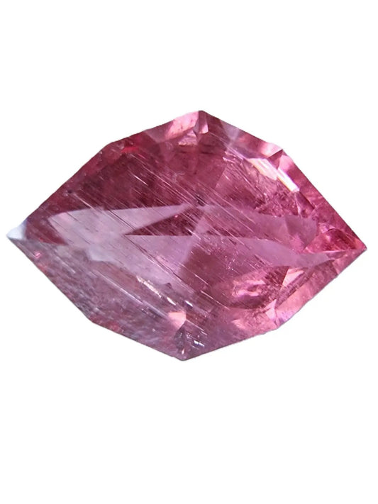 3.89ct marquise-cut rust reddish pink tourmaline gemstone with natural inclusions, ideal for custom jewelry designs and collectors.