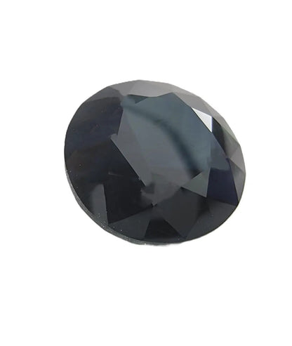 5.61ct Round Brilliant Natural Inky Blue Sapphire Gemstone - Hanna Boya