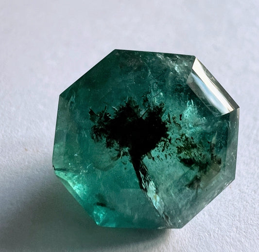 8.850ct Radiant Cut Natural Untreated Emerald Gemstone - Hanna Boya