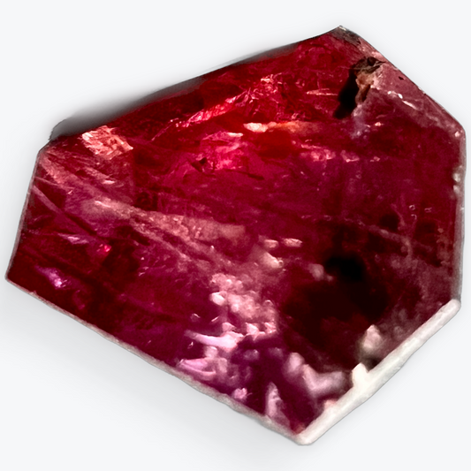 .90ct Custom Cut Fiery Red Rubellite Tourmaline Gemstone