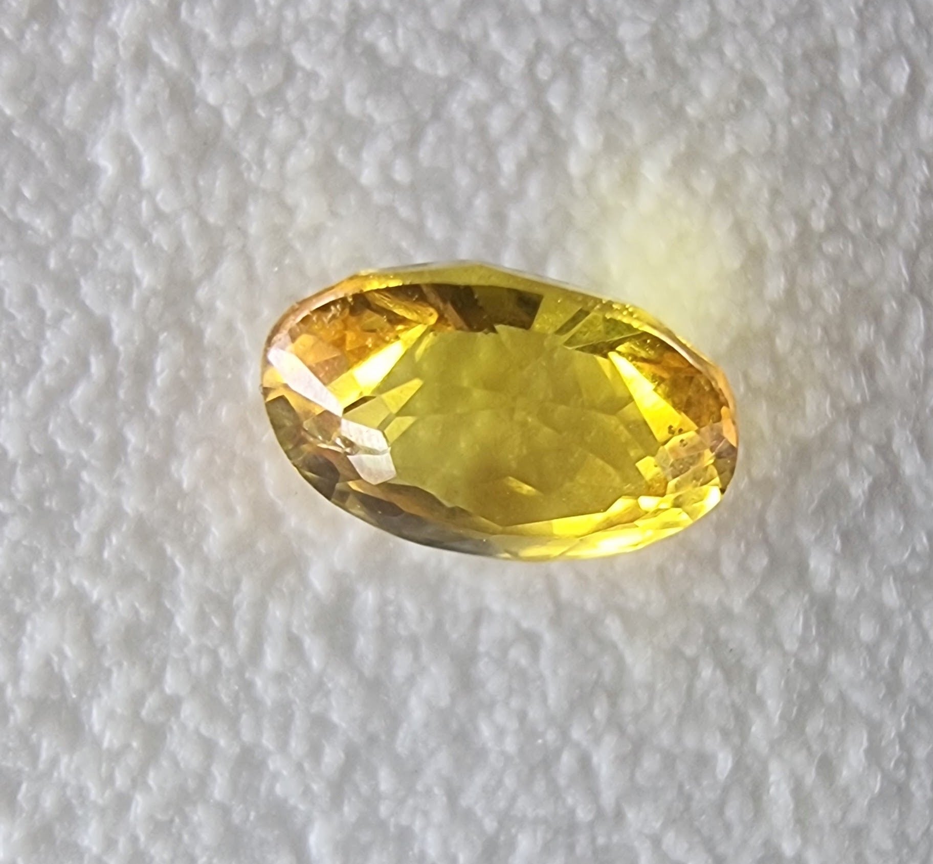 .95ct Oval Cut Yellow Sapphire Loose Gemstone - Hanna Boya