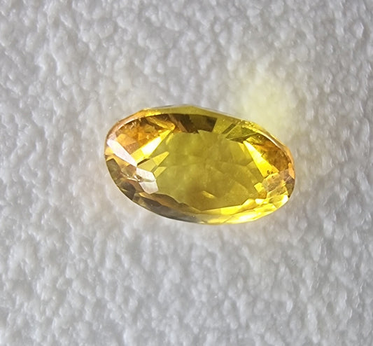 .95ct Oval Cut Yellow Sapphire Loose Gemstone - Hanna Boya