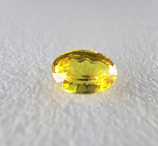 .95ct Oval Cut Yellow Sapphire Loose Gemstone - Hanna Boya