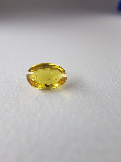 .95ct Oval Cut Yellow Sapphire Loose Gemstone - Hanna Boya
