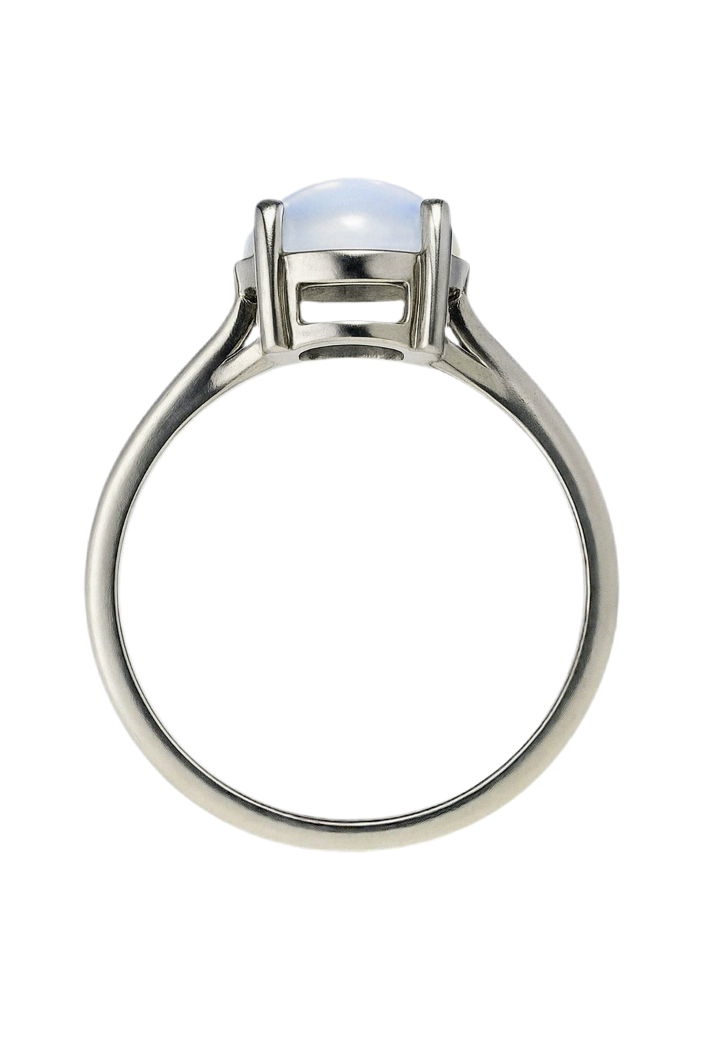 1ct Round Moonstone Ring - Hanna Boya