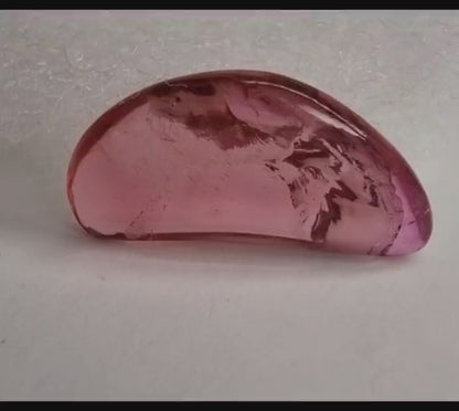 14.04ct Cabochon Reddish Pink  Rubellite Loose Gemstone