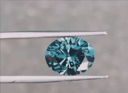 1.3ct Natural UNTREATED Teal Blue Sapphire Gemstone