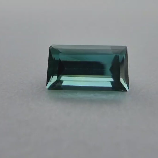 1.20ct Emerald Cut Blue Indicolite Tourmaline Gemstone