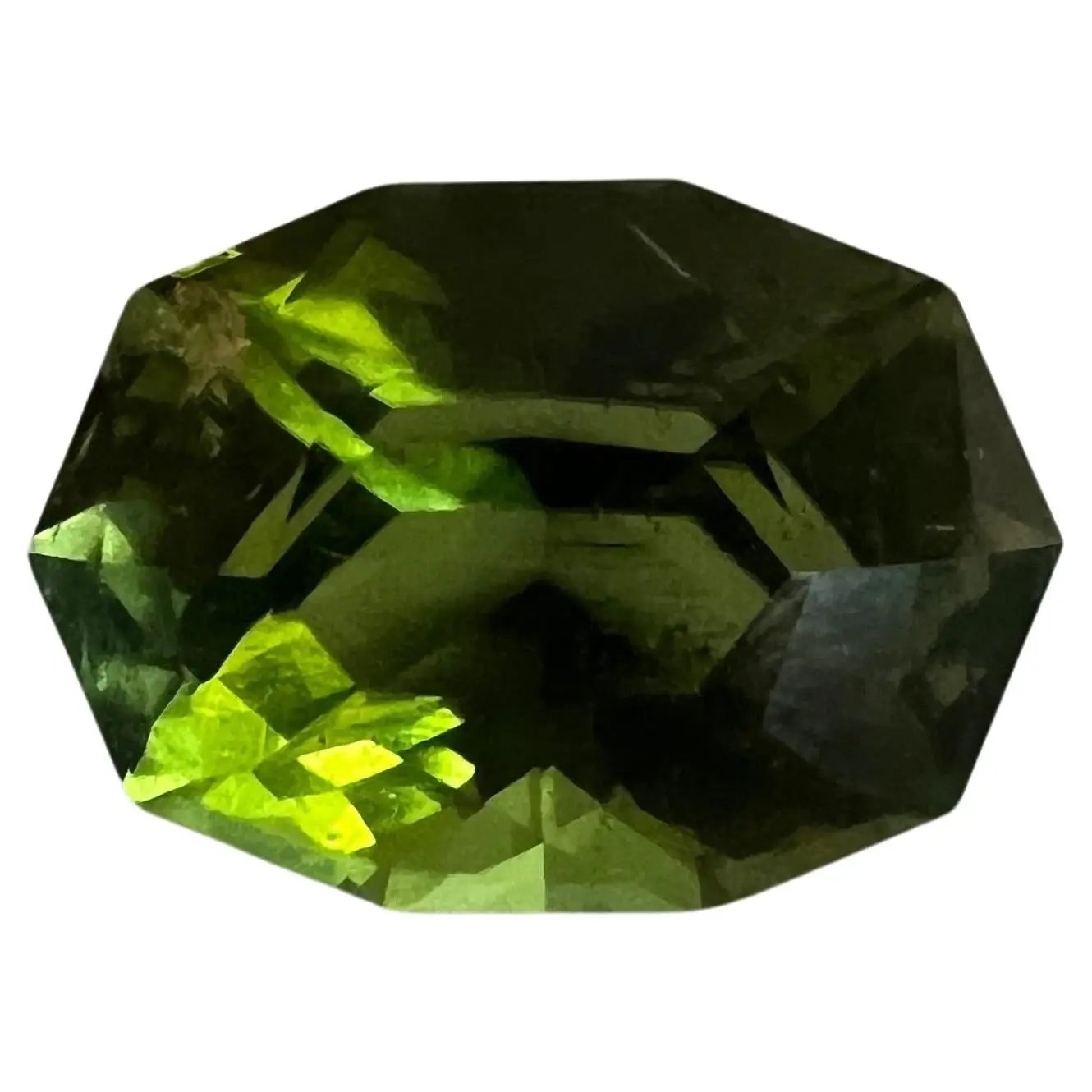 Natural 13.7ct Oval Mint Green Loose Tourmaline Gemstone