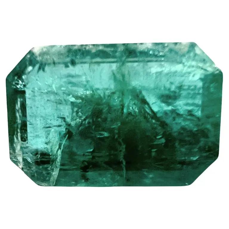 7.90ct Non-Oil Natural Emerald Gemstone