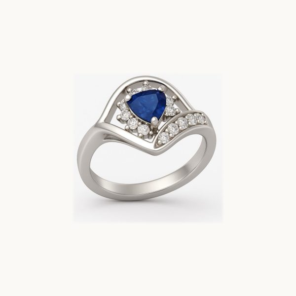 HB-WM-WM-C203_03_PROFILE_ELEVATION_NORM 1ct Trillion Natural Blue Sapphire Statement Ring