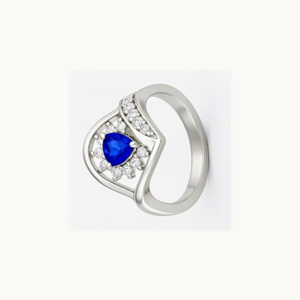 HB-WM-WM-C203_05_SCALE_DETAIL_NORM 1ct Trillion Natural Blue Sapphire Statement Ring